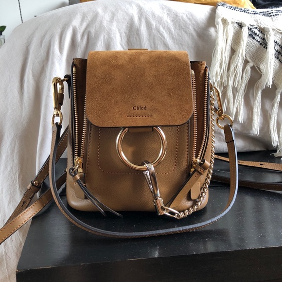 Chloe Handbags - CHLOÉ - authentic mini Faye backpack